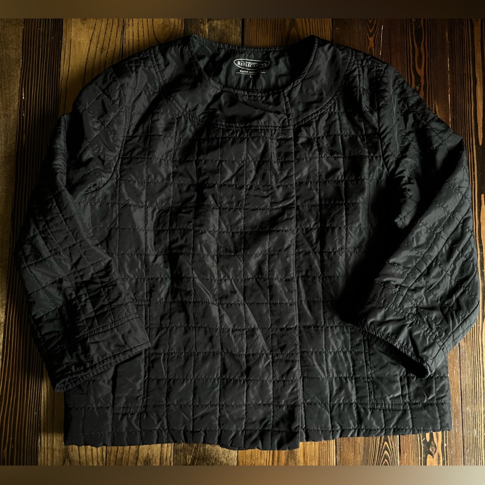 NORTHERN REFLECTIONS • quilted jacket black water repellant contemporary layer